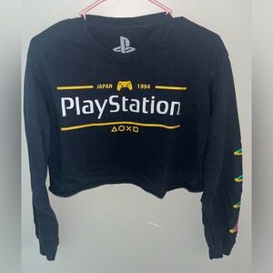 PlayStation Long Sleeve Crop Top